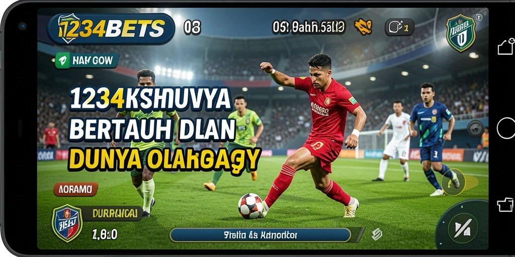 Tampilan gameplay menarik dari aplikasi 1234BETS yang penuh aksi olahraga.