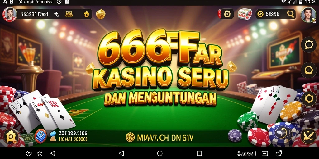 Tampilan gameplay menarik dari 666FF yang penuh aksi Kasino.