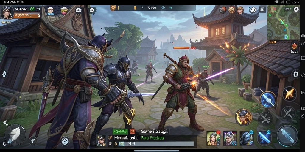 Tampilan gameplay AGAM66 dengan strategi pertempuran yang mendebarkan.