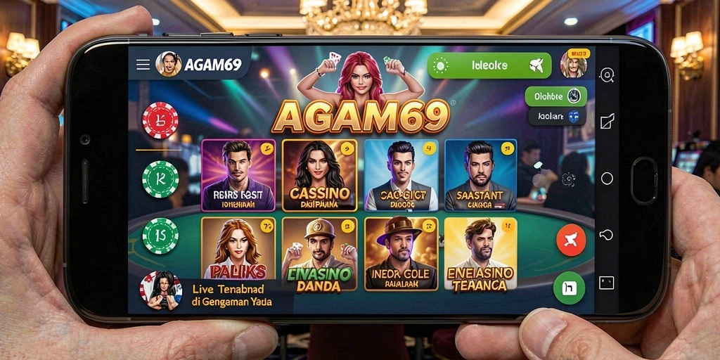Tampilan gameplay Live Casino yang mendebarkan dan interaktif.