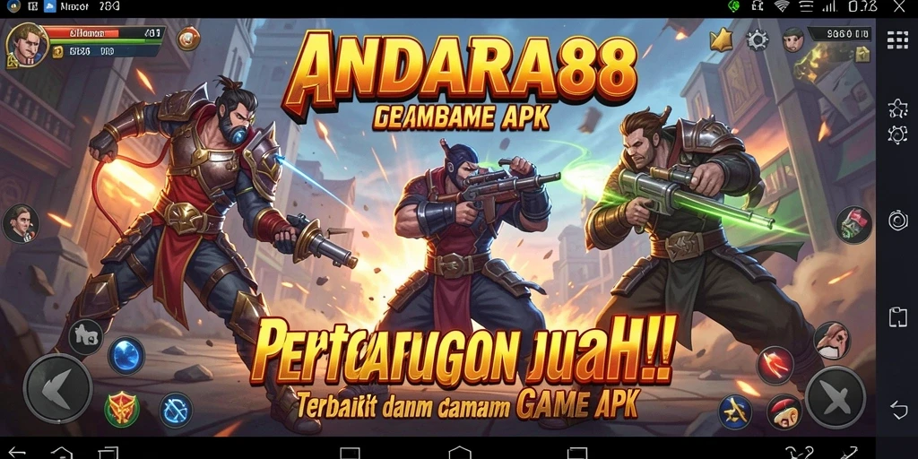 Tampilan dinamis pertarungan dalam <strong>ANDARA88</strong> yang memukau.