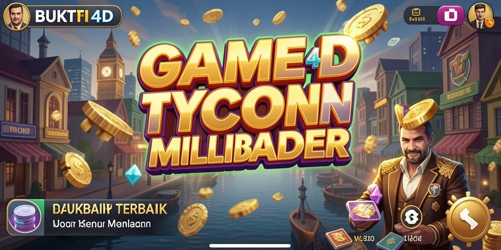Screenshot gameplay BUKTI4D menampilkan momen seru dalam mengelola bisnis Tycoon.
