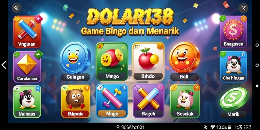 Tampilan seru gameplay Bingo di DOLAR138 yang mengasyikkan.