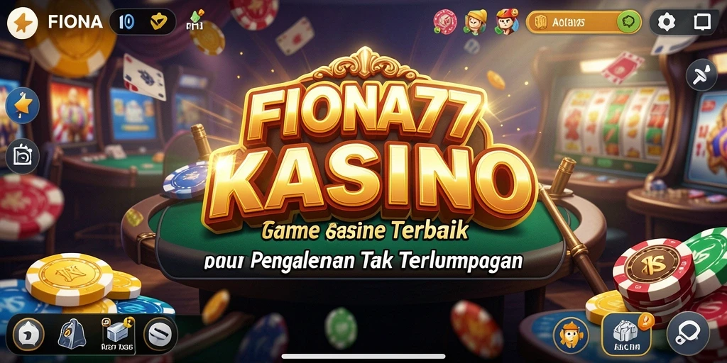 Tampilan gameplay Kasino yang menarik dan seru di FIONA77.