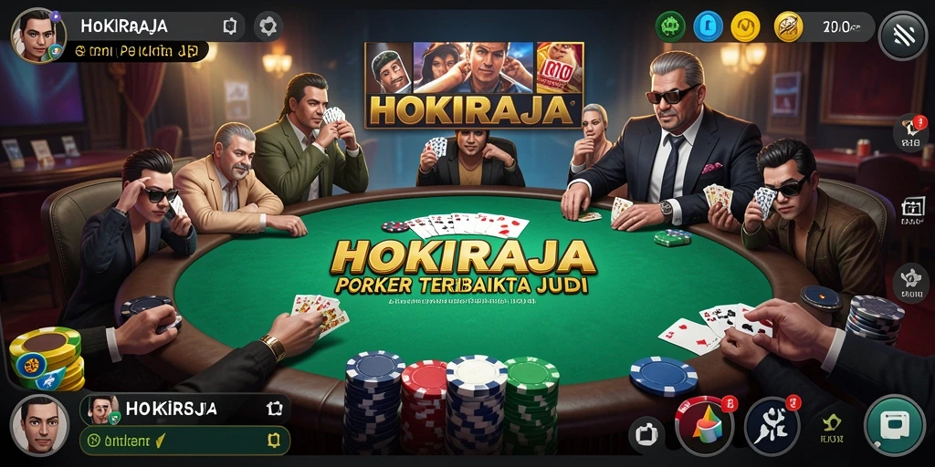 Tampilan utama gameplay HOKIRAJA yang mendebarkan dan interaktif.