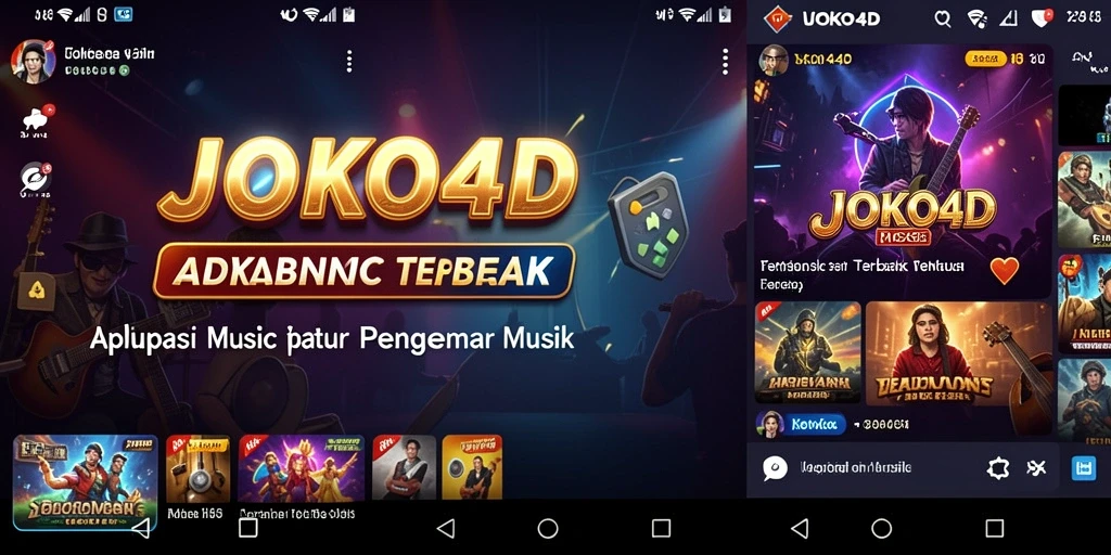 Tampilan gameplay <strong>JOKO4D</strong> dengan koleksi lagu yang beragam.
