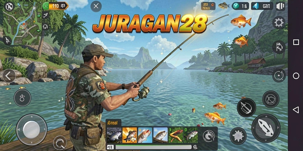 Tangkapan ikan besar di JURAGAN28 dengan grafis yang memukau.