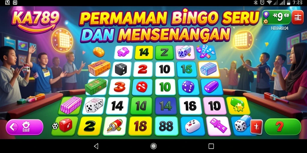 Screenshot gameplay KA789 yang menampilkan keseruan bermain Bingo.