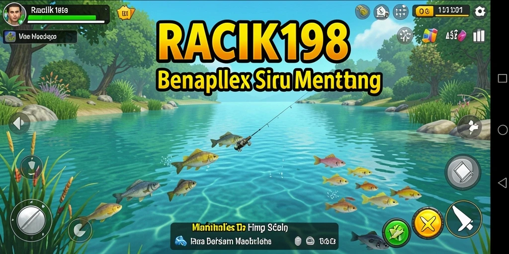 Gameplay seru memancing ikan dengan grafik yang menakjubkan.