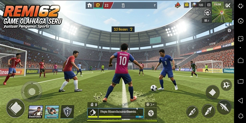 Gameplay seru di REMI62 dengan berbagai pilihan olahraga yang menantang.