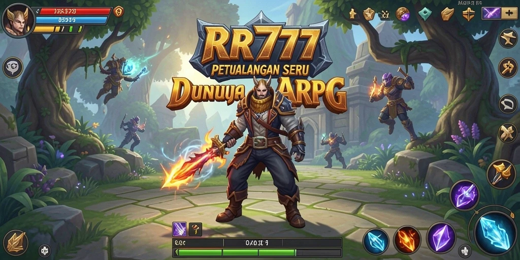 Tangkapan layar gameplay seru dari RR777 dalam aksi ARPG.