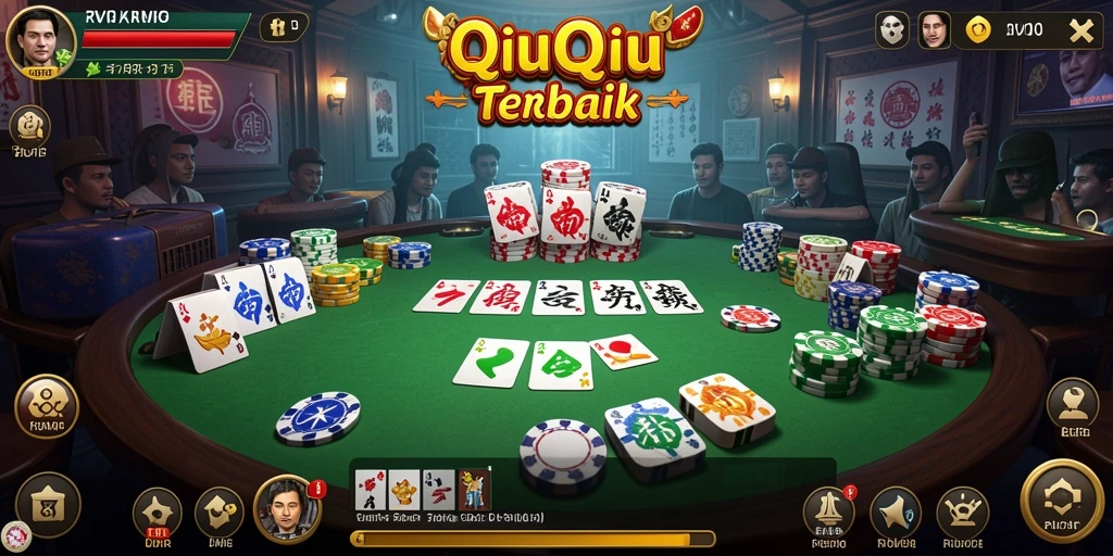 Screenshot gameplay QiuQiu yang mendebarkan di RVIP.