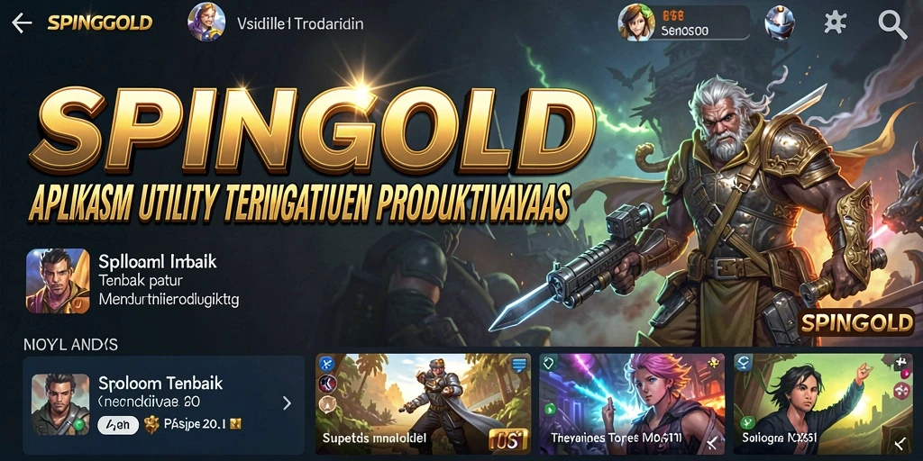 Tampilan screenshot SPINGOLD yang menampilkan fitur daftar tugas dan pengingat.