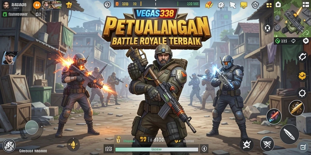 Tampilan epik gameplay Battle Royale di VEGAS338 dengan aksi yang mendebarkan.