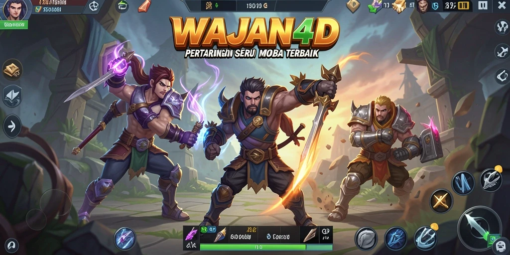Gameplay seru WAJAN4D dengan pertarungan tim yang menegangkan.