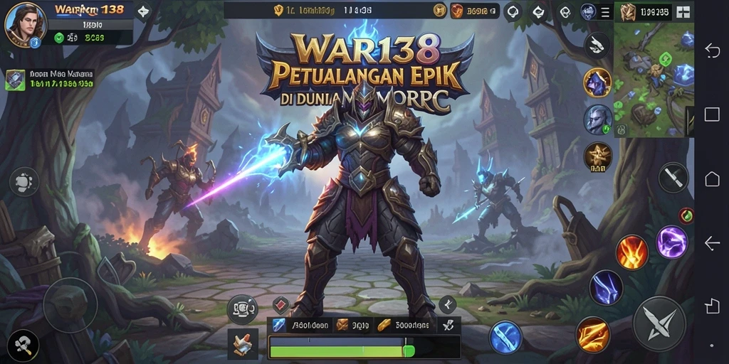 Gameplay seru dalam dunia MMORPG penuh tantangan.