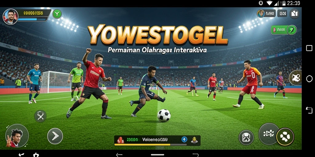 Tampilan gameplay seru YOWESTOGEL dengan berbagai mode olahraga.